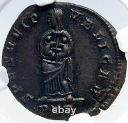 FAUSTA Constantine the Great WIFE Authentic Ancient Roman Coin NGC Ch AU i82857