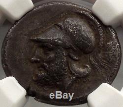 First Silver Coin of ROMAN REPUBLIC 326 BC NGC Certified Choice VF Fine Style