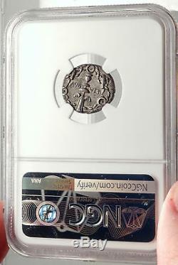 GAIUS CAESAR adopted heir of AUGUSTUS Rare 17BC Silver Roman Coin NGC i69588