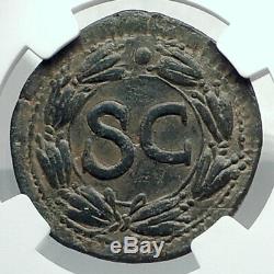 GALBA 68AD Very RARE Authentic Ancient Genuine Antioch Roman Coin SC NGC i78892