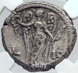 GALLIENUS Ancient 265AD Alexandria Egypt Tetradrachm Roman Coin NIKE NGC i81804
