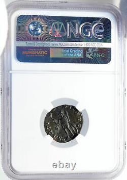 GALLIENUS Authentic Ancient 256AD Rome Genuine Roman Coin MARS NGC i82909