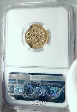GALLIENUS Authentic Ancient 262AD Rome Aureus Genuine Gold Roman Coin RARE NGC