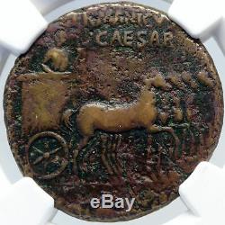 GERMANICUS Father of CALIGULA Authentic Ancient 40AD Rome Roman Coin NGC i82890