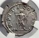 Geta 211ad Rome Janus Denarius Authentic Ancient Silver Roman Coin Ngc Au I59885