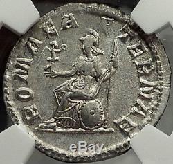 GORDIAN I AFRICANUS 238AD VERY RARE Ancient Silver Roman Denarius Coin NGC Ch AU
