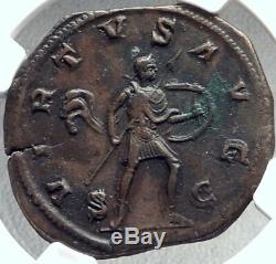 GORDIAN III 238AD Rome Sestertius Authentic Ancient Roman Coin VIRTVS NGC i68717
