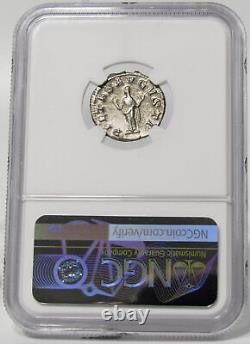 GORDIAN III. Pietas NGC Certified XF RARE in RIC #129 Roman Empire Denarius Coin
