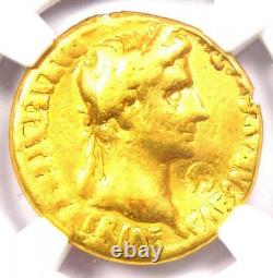 Gold Augustus Gold AV Aureus Roman Coin 27 BC 14 AD Certified NGC VG