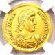 Gratian Gold Av Solidus Gold Roman Coin 367-383 Ad Certified Ngc Ms (unc)