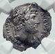 Hadrian Authentic Ancient 128ad Rome Silver Roman Coin Pudicitia Ngc I81133