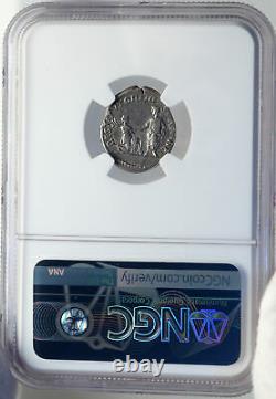 HADRIAN RESTITVOR of SPAIN HISPANIA 134AD Silver Roman Coin Rabbit NGC i82615