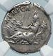 Hadrian Travels To Africa Authentic Ancient 134ad Silver Roman Coin Ngc I85225