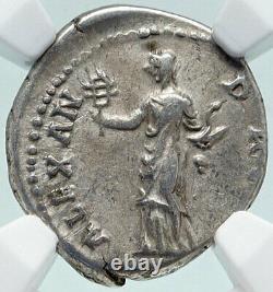 HADRIAN Travels to ALEXANDRIA Authentic Ancient Silver Roman Coin NGC i86554