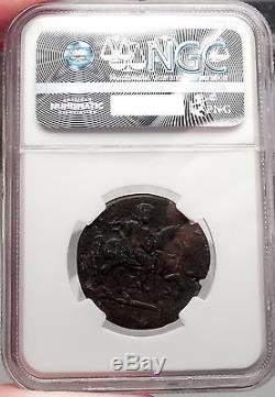 HADRIAN's Lover ANTINOUS 134 AD NGC Certified VF Alexandria Ancient Roman Coin