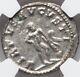 Hercules With Club, Ngc Ms Gallienus 253-268 Ad Roman Empire Denarius Silver Coin
