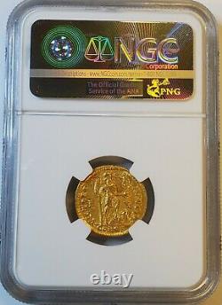 Honorius, AD 393-423 WESTERN ROMAN EMPIRE AV Solidus Ancient Gold Coin NGC CH XF