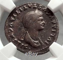 JULIA TITI Titus daughter 80AD Ancient Silver Roman Coin VENUS NGC Certif i66635