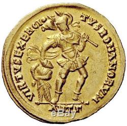 JULIAN II 361AD Authentic Ancient Roman GOLD SOLIDUS Coin NGC Certified AU