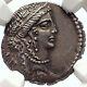Julius Caesar Vs Vercingetorix Trophy Ancient Silver 48bc Roman Coin Ngc I69584