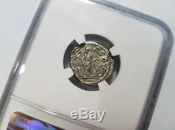 Julia Maesa Roman Empire NGC Ch XF AD 218-225 AR Denarius Silver Ancient Coin