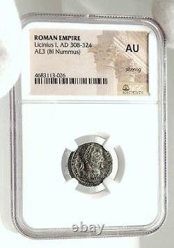 LICINIUS I Authentic Ancient 318AD Thessalonica Ancient Roman Coin NGC i76306