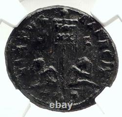 LICINIUS II Jr Authentic Ancient 320AD Genuine Roman Coin w CAPTIVES NGC i76307