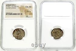 LICINIUS Rare R2 RIC. NGC Choice XF. Ancient Roman Empire Coin. Jupiter, Captive