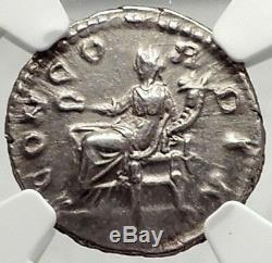 LUCILLA Lucius Verus Wife 164AD Authentic Ancient Silver Roman Coin NGC i72941