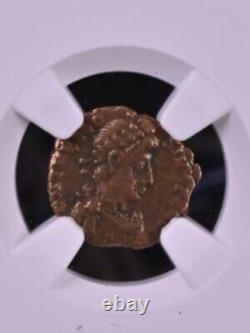 Last Western Roman Emperors. Set of FIVE Ancient Bronze Coins +1 NGC Theodosius
