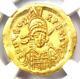 Leo I Av Solidus Gold Roman Coin 457-474 Ad. Certified Ngc Au Rare
