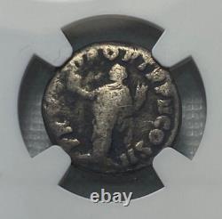 Lucius Verus, AD 161-169 Roman Empire AR Denarius Coin NGC Good