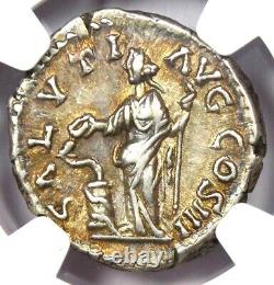 Lucius Verus AR Denarius Silver Roman Coin 161-169 AD Certified NGC XF (EF)