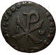 Magnentius 350ad Chi-rho Labarum Authentic Ancient Roman Coin Ngc Vf Rare