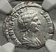 Manlia Scantilla Wife Of Didius Julianus 193ad Silver Roman Coin Ngc Vf I59096