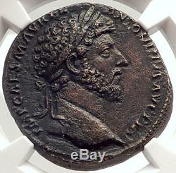 MARCUS AURELIUS & LUCIUS VERUS 162AD Sestertius Ancient Roman Coin NGC i69803