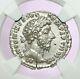 Marcus Aurelius Ngc Ms Roman Coins, Ad 161-180. Ar Denarius. A777