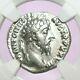 Marcus Aurelius Ngc Vf Roman Coins, Ad 161-180. Ar Denarius. A775