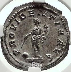 MAXIMINUS I Thrax 236AD Rome Authentic Ancient Silver Roman Coin NGC MS i68401