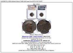 MAXIMINUS II DAIA Authentic Ancient 310AD Follis Roman Coin GENIUS NGC i82915