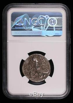 Marc Anthony & Octavia 39 Bc Cistophorus Ancient Roman Empire Coin Snakes Wre