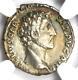 Marcus Aurelius Ar Denarius Silver Roman Coin 161-80 Ad. Certified Ngc Choice Vf