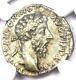 Marcus Aurelius Ar Denarius Silver Roman Coin 161 Ad Certified Ngc Au