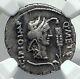 Metellus Scipio Enemy Of Julius Caesar 47bc Ancient Silver Roman Coin Ngc I78895