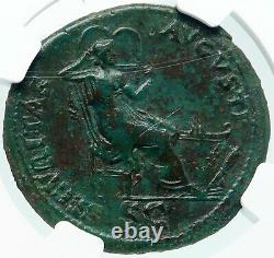 NERO Authentic Ancient Genuine Original 66AD Roman Coin SECURITAS NGC i86389