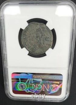 NERVA Ad96-98 NGC Ch VF Roman Empire As Ancient Coin, Aequitas Standing Rev