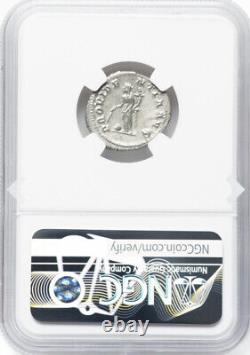 NGC AU Maximinus I Thrax 235-238 AD, Roman Empire, AR Denarius Coin, LUXURIOUS