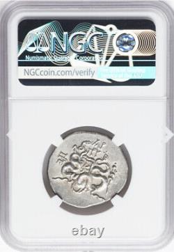 NGC AU Mysia Pergamum Roman Rule 133-67 BC Ancient Greek Cistophorus Silver Coin
