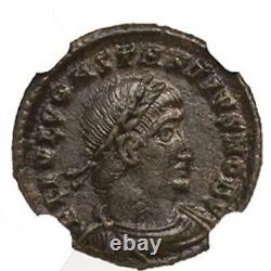 NGC (AU) Roman AE of Constantius II (AD 337-361) NGC Almost Uncirculated Coin