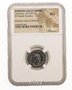 NGC AU Roman AE of Victorinus (AD269-271) NGC Ancients Roman Coin